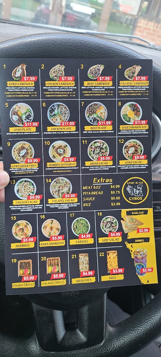 Stop-N-Go Gyros Photo Menu 6