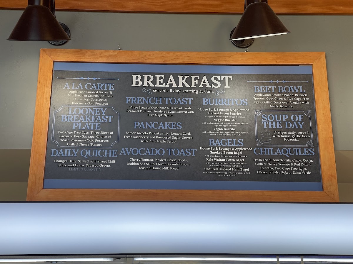 Looney Bean Photo Menu 7