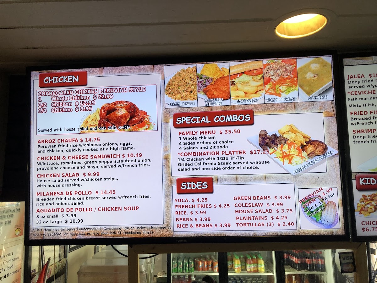 Su Pollo Photo Menu 5
