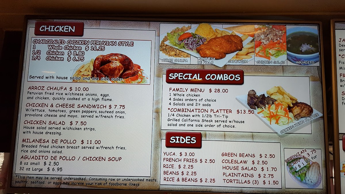 Su Pollo Photo Menu 8