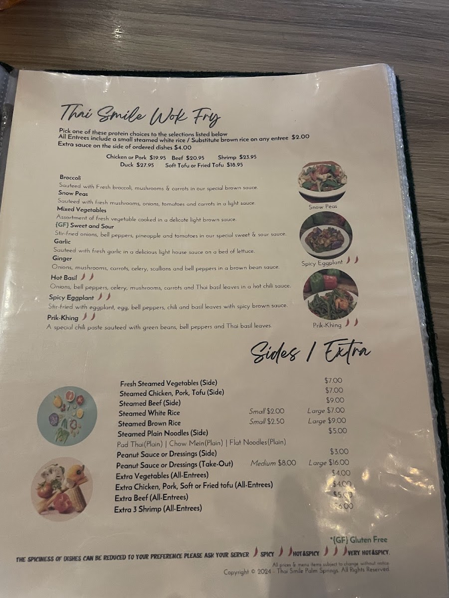 Thai Smile Palm Springs Photo Menu 7
