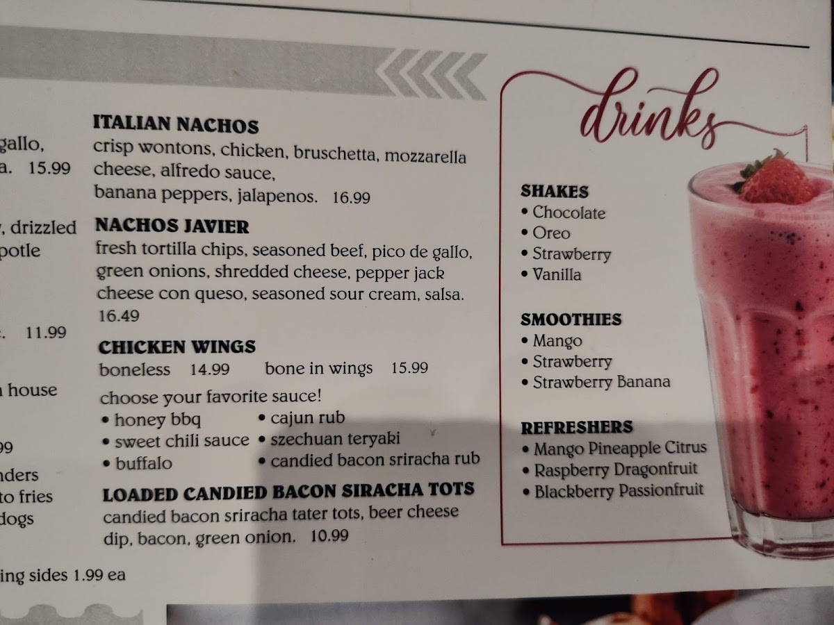 Ground Round Grill & Bar Photo Menu 3