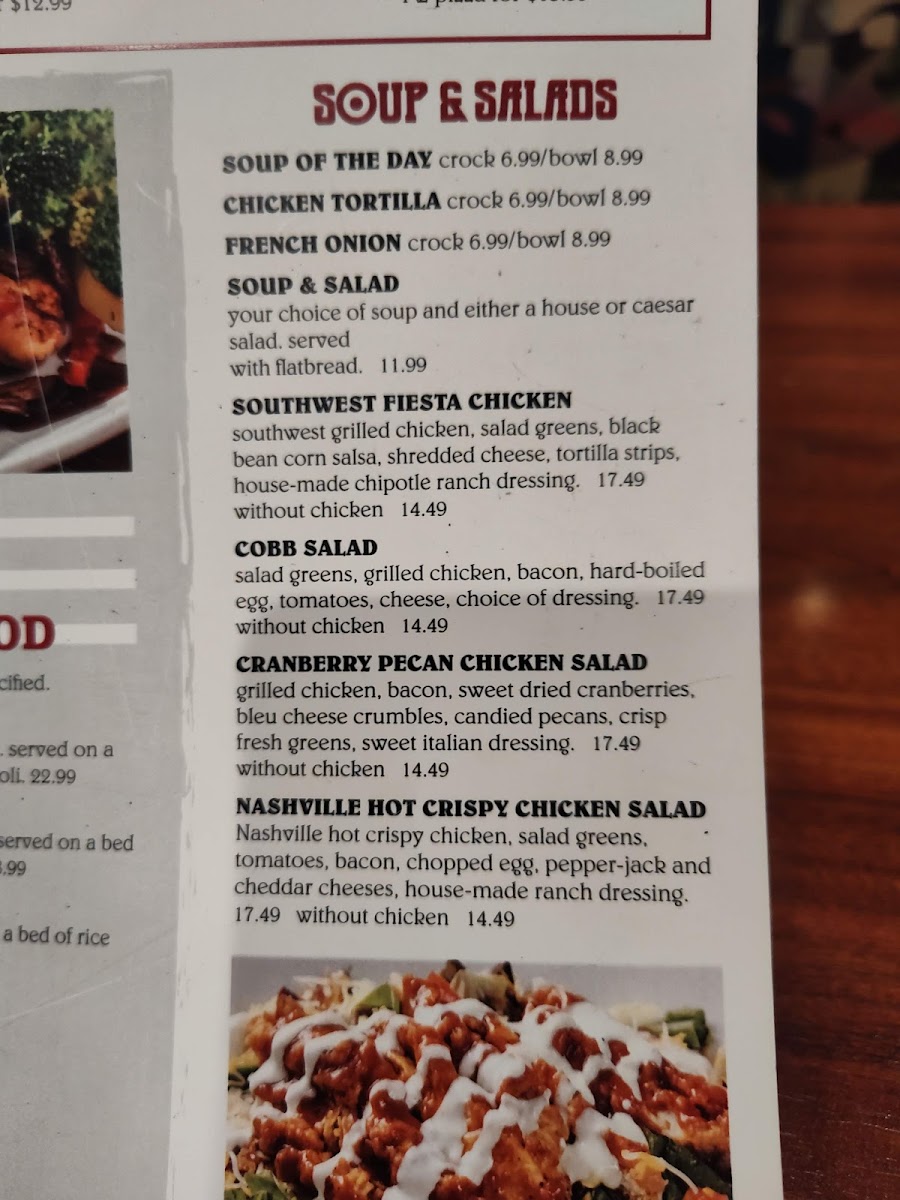 Ground Round Grill & Bar Photo Menu 8