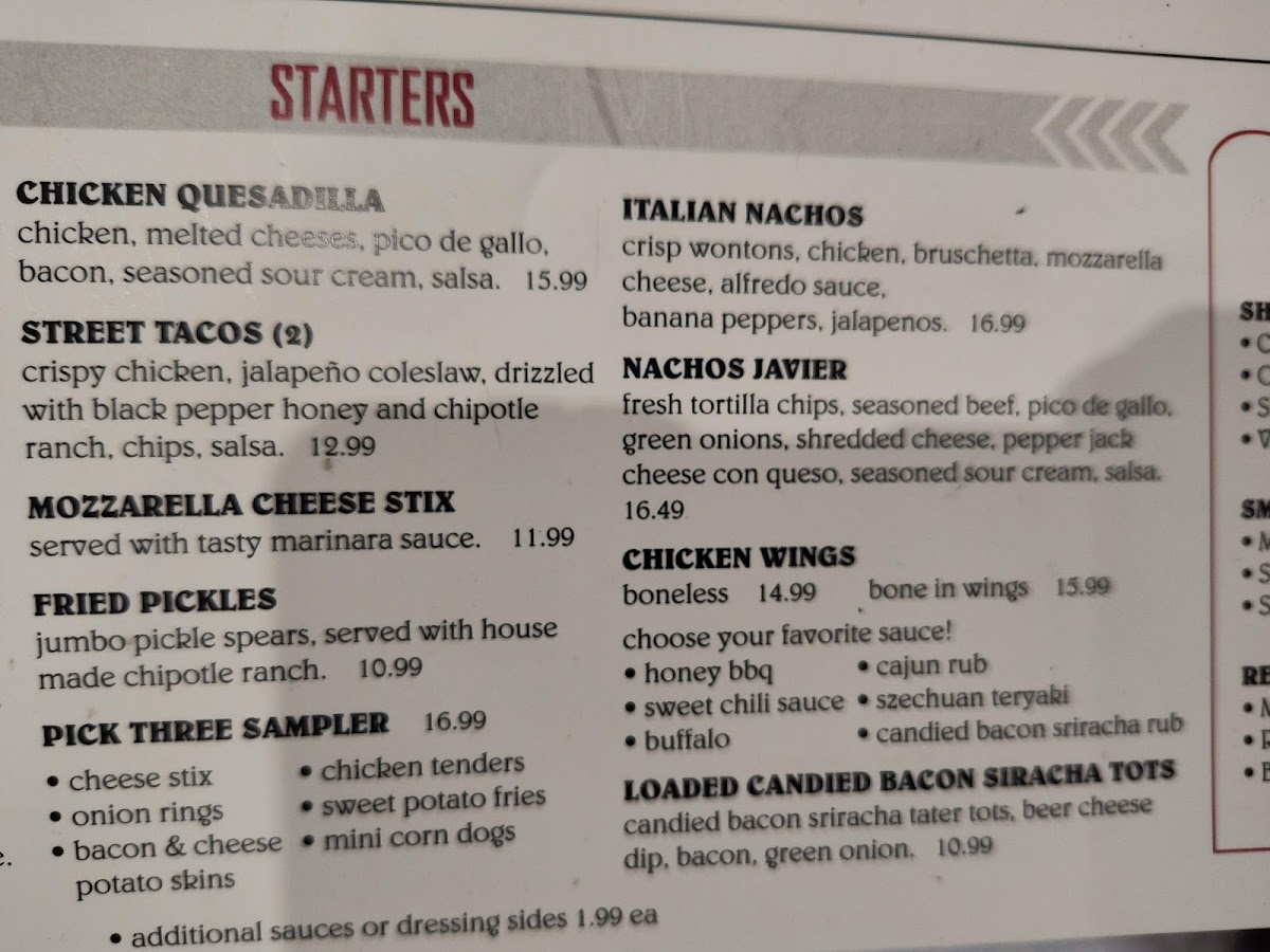 Ground Round Grill & Bar Photo Menu 9