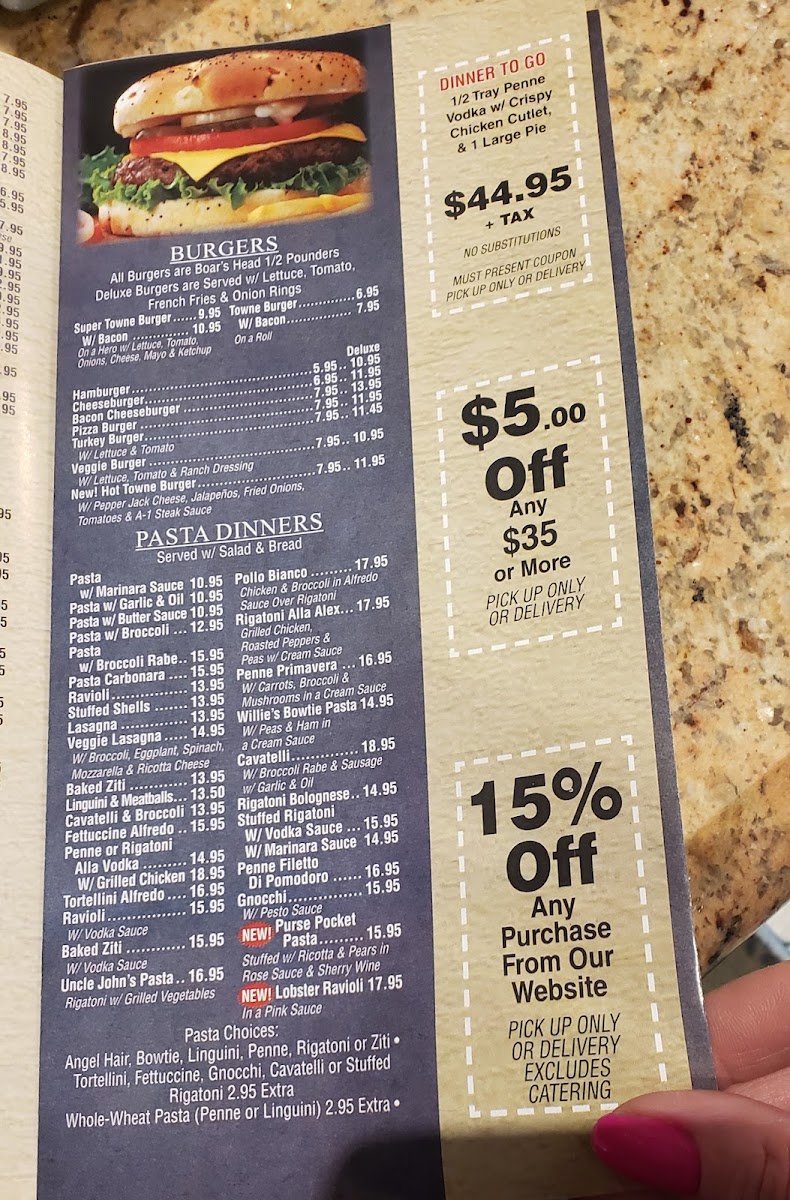 Towne Deli & Pizzeria Photo Menu 7