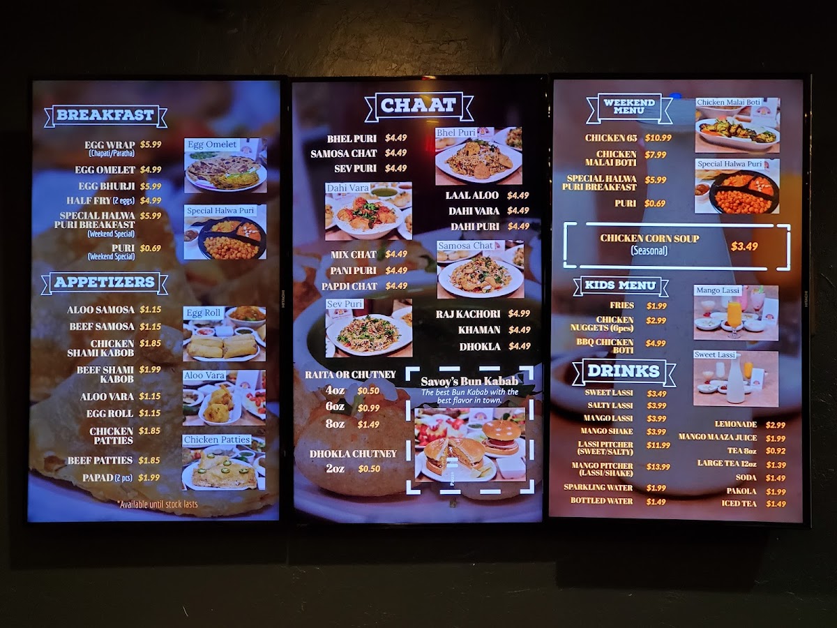 Savoy Restaurant Photo Menu 8