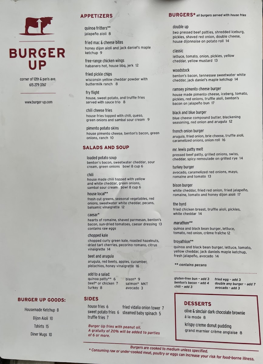 Burger Up Photo Menu 6