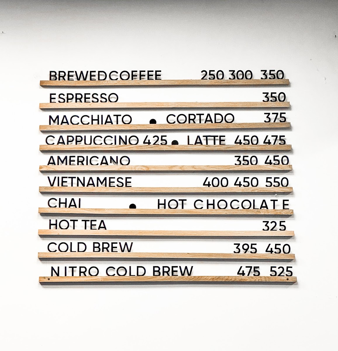 Bard Coffee Photo Menu 1