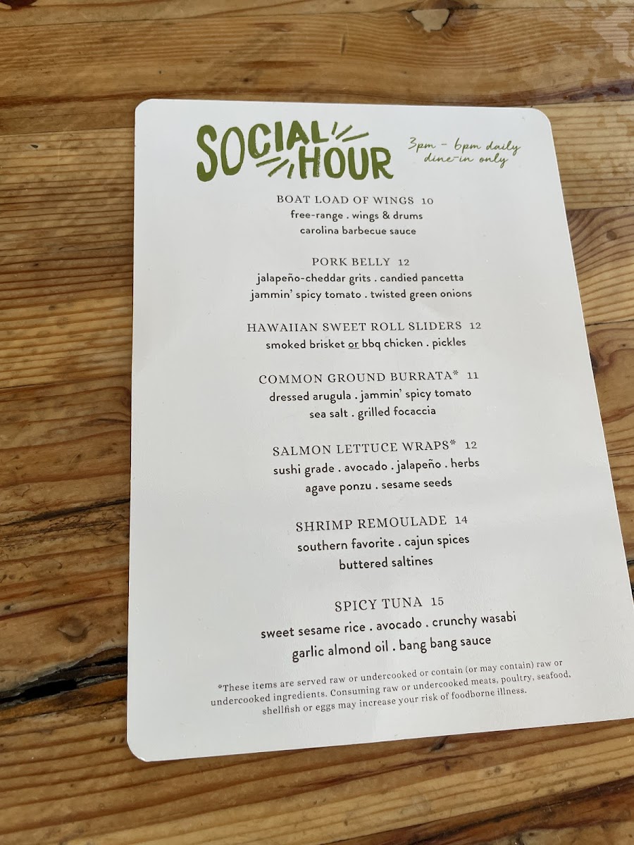 Grassroots Kitchen & Tap - Scottsdale Photo Menu 7