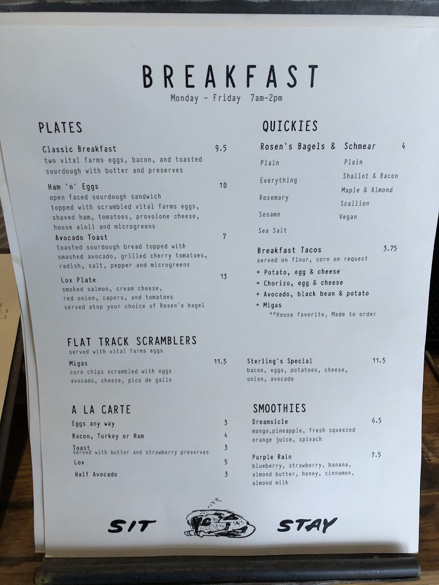 Flat Track Coffee Photo Menu 6