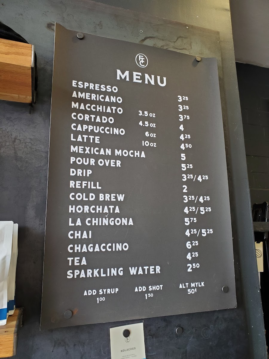 Flat Track Coffee Photo Menu 9