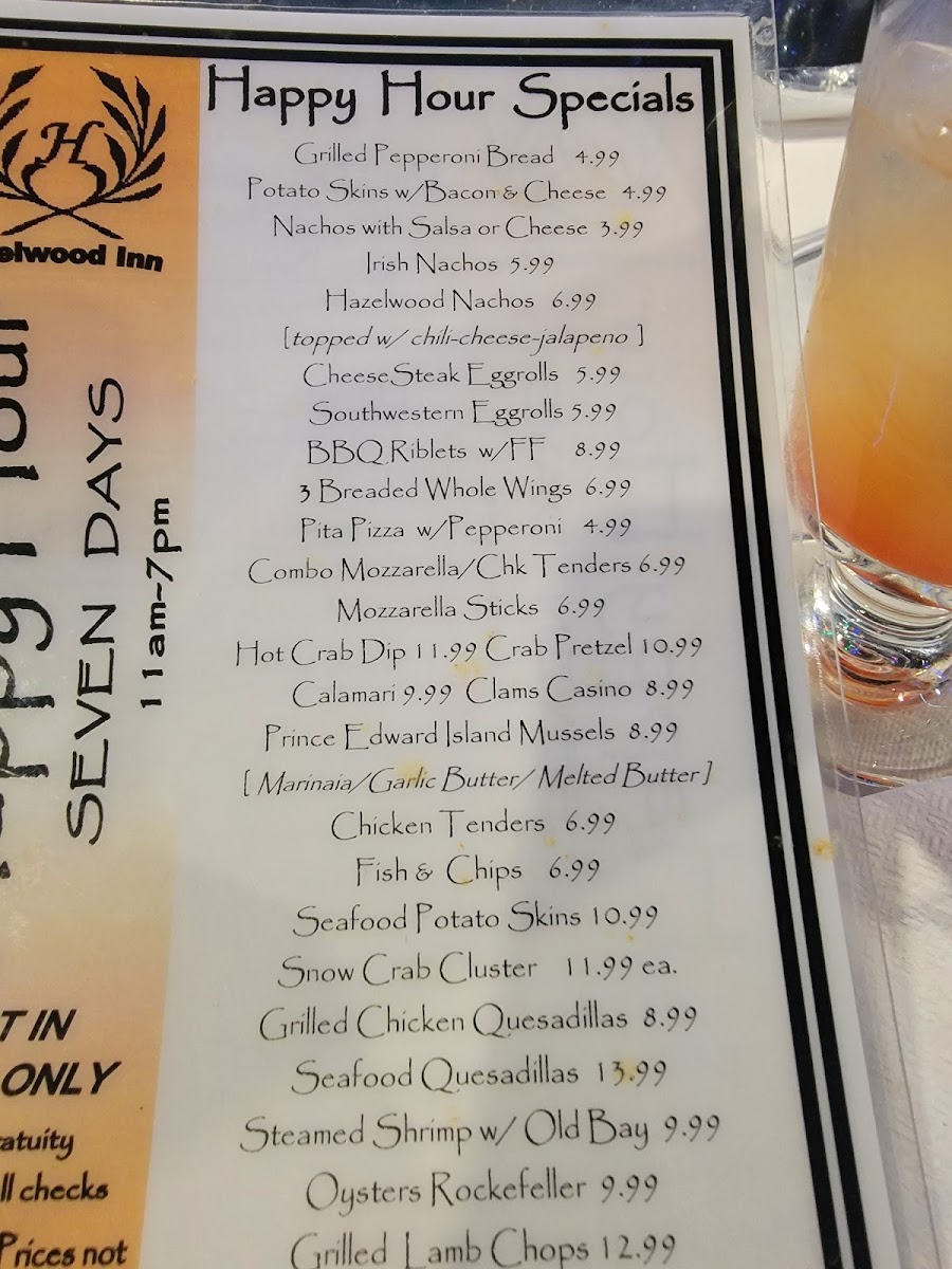 Hazelwood Inn Photo Menu 10