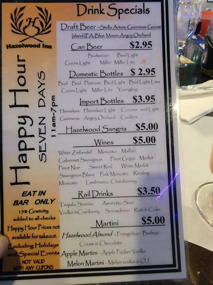 Hazelwood Inn Photo Menu 7