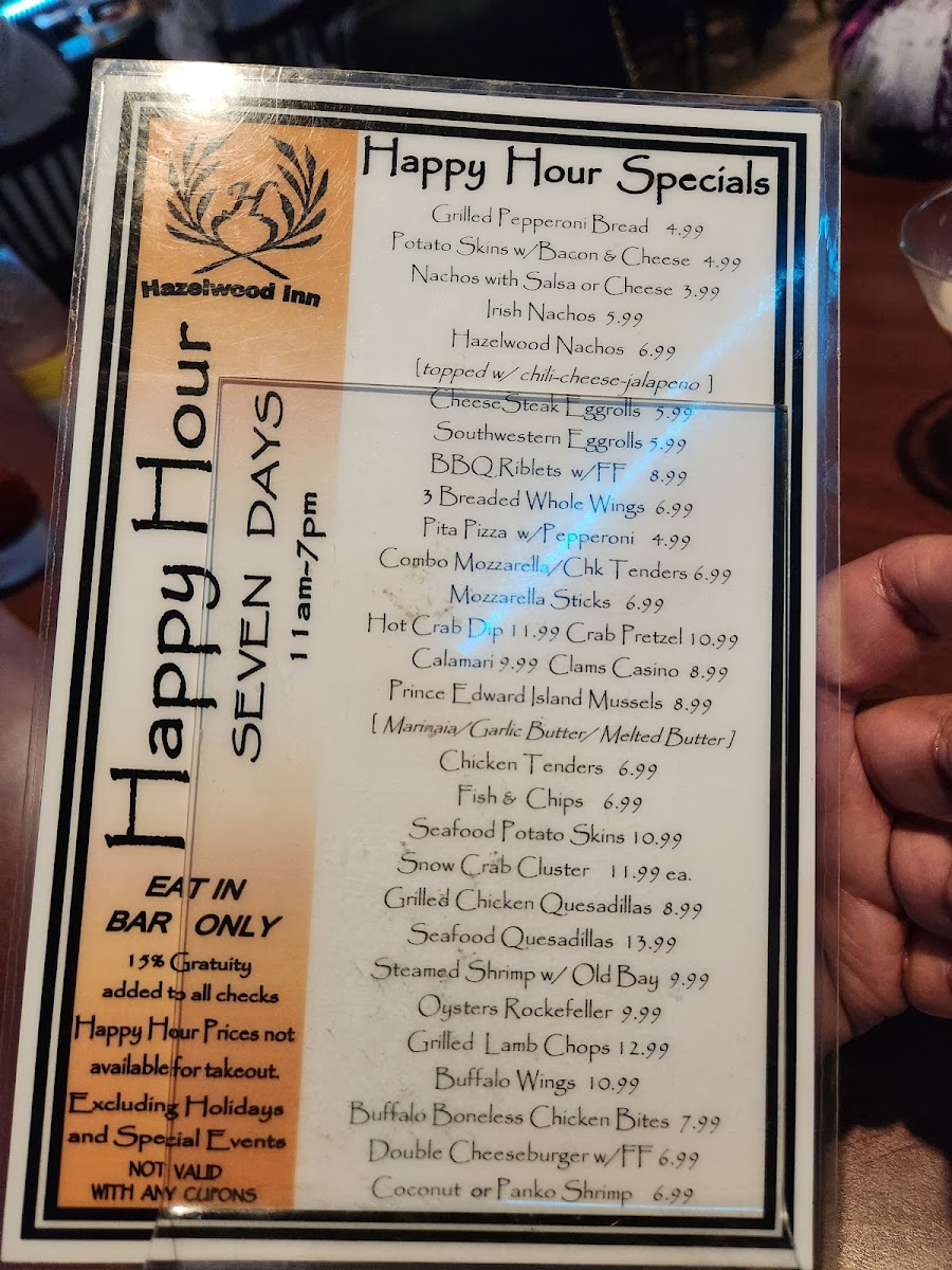 Hazelwood Inn Photo Menu 9