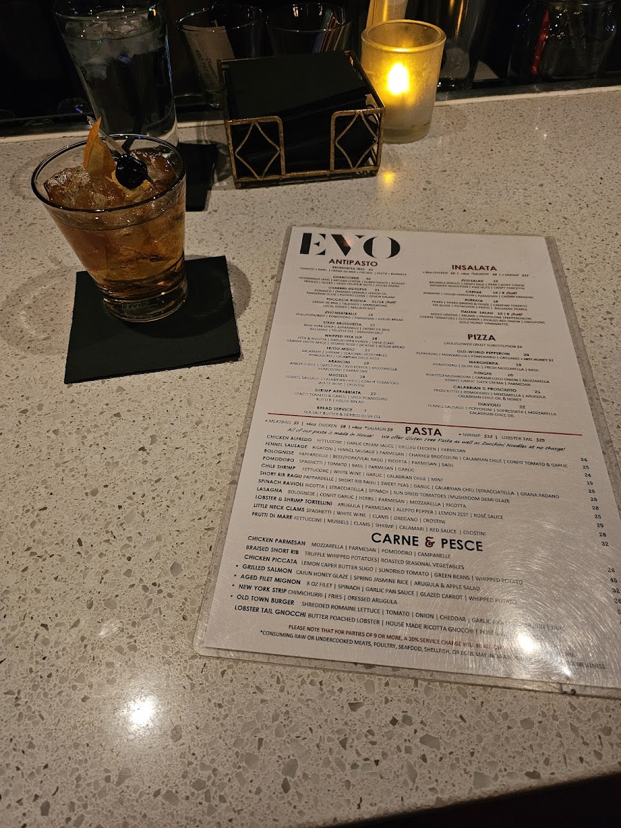 EVO Old Town Scottsdale Photo Menu 3