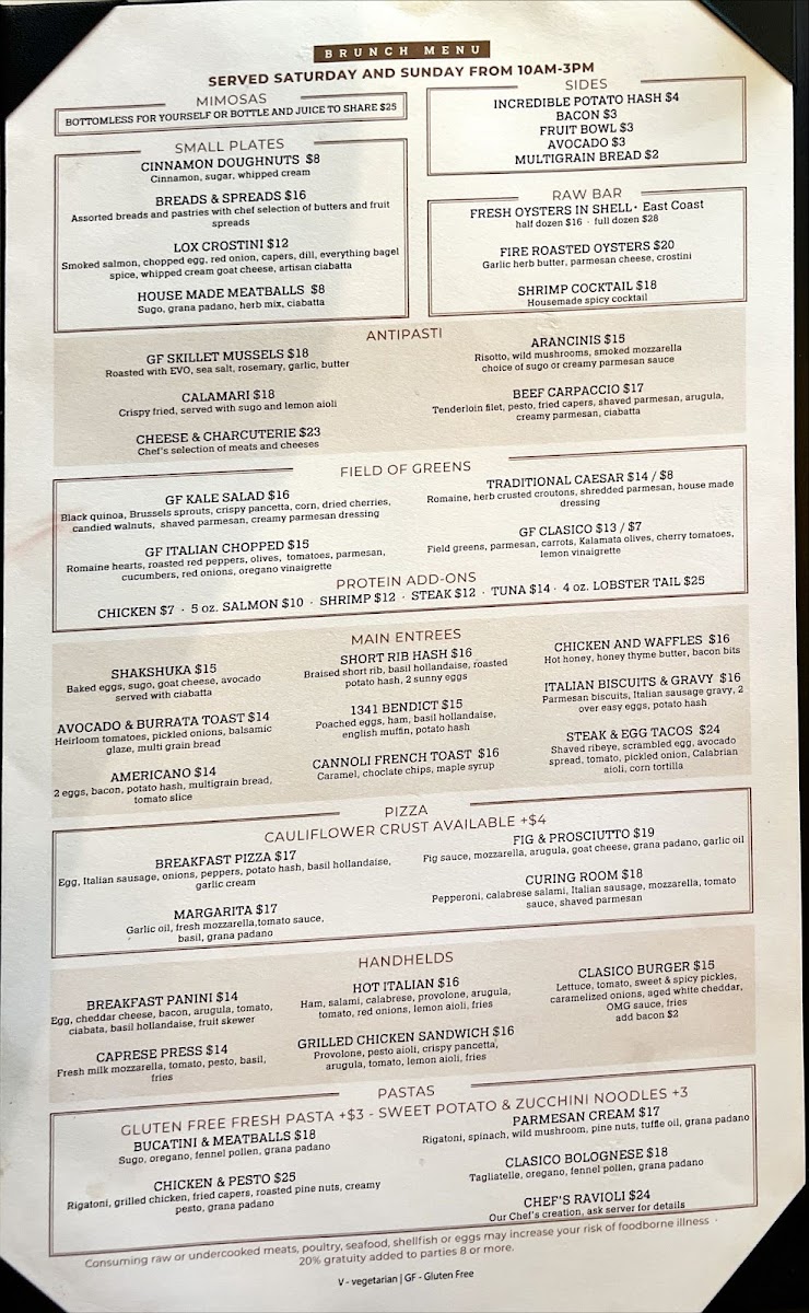 Clasico Italian Chophouse Photo Menu 6