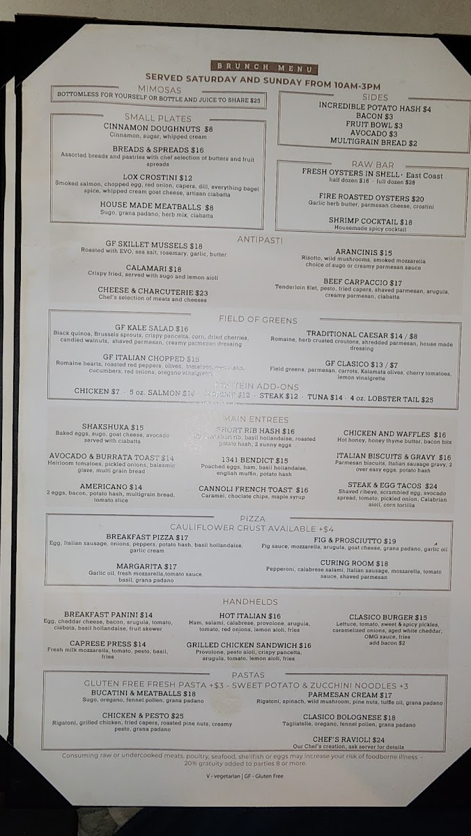 Clasico Italian Chophouse Photo Menu 7