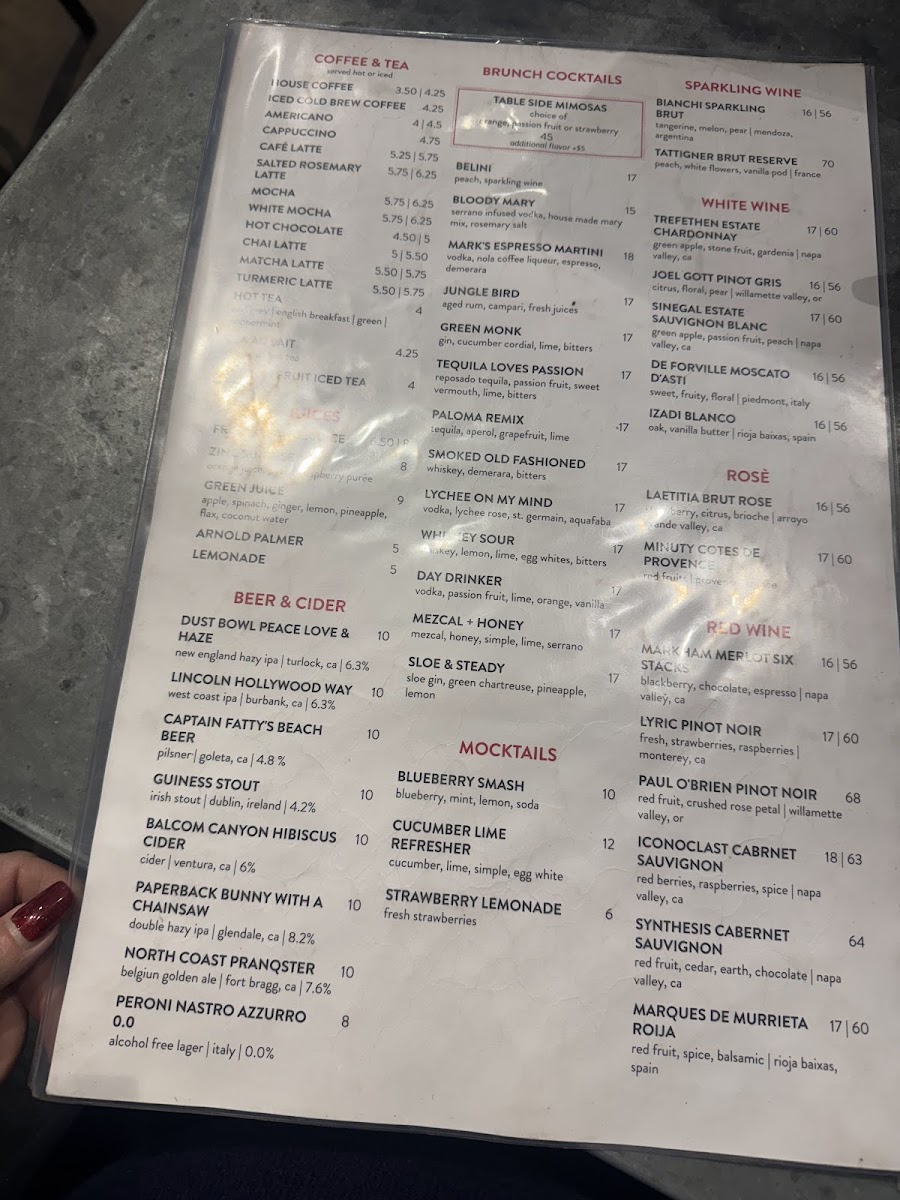Zinc Café & Bar Photo Menu 7