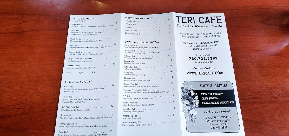 Teri Cafe Photo Menu 7