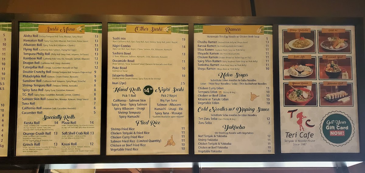 Teri Cafe Photo Menu 9