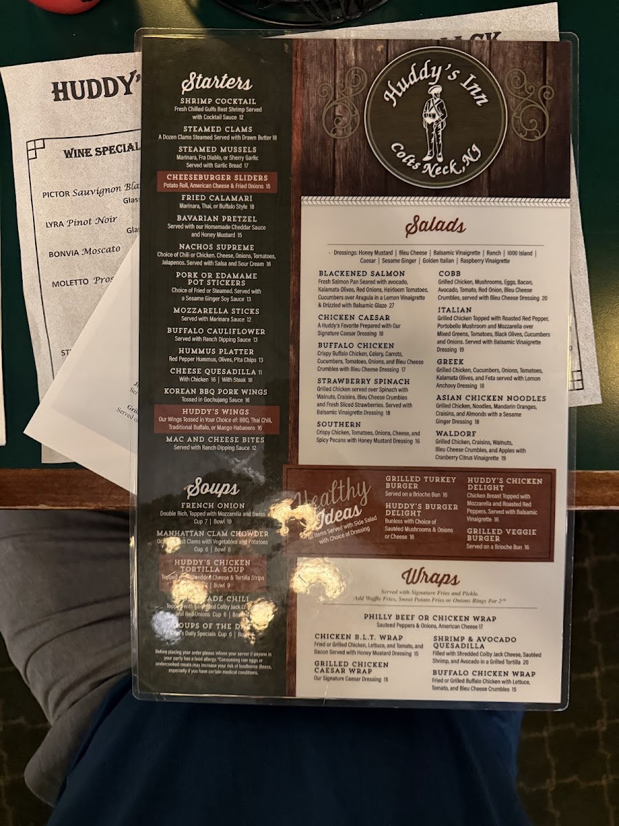 Huddy's Inn Photo Menu 4