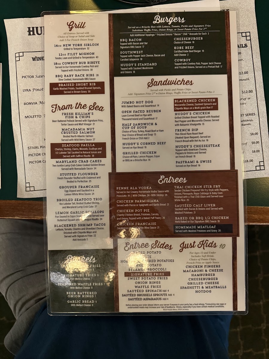 Huddy's Inn Photo Menu 6