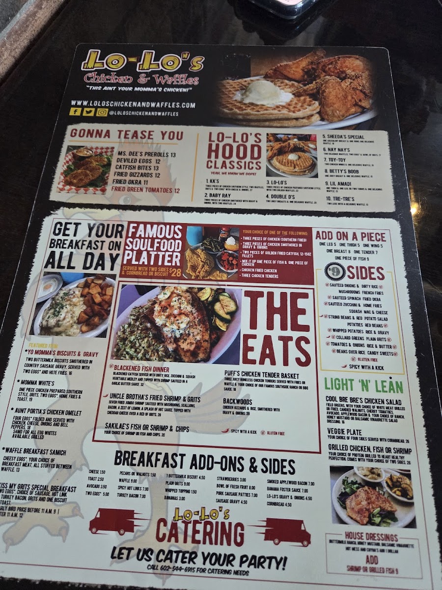 Lo-Lo's Chicken & Waffles Photo Menu 3