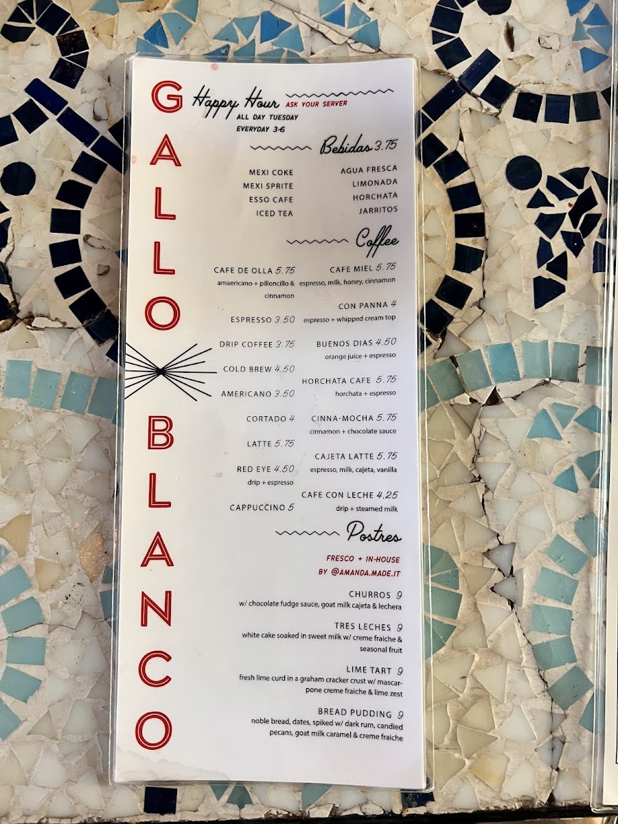 Gallo Blanco Photo Menu 7