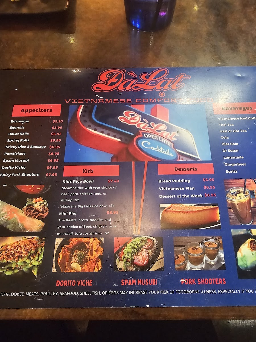 DaLat Vietnamese Restaurant and Bar Photo Menu 9