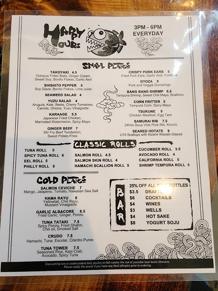 Piranha Izakaya Photo Menu 2