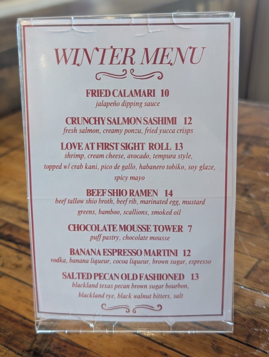 Piranha Izakaya Photo Menu 3
