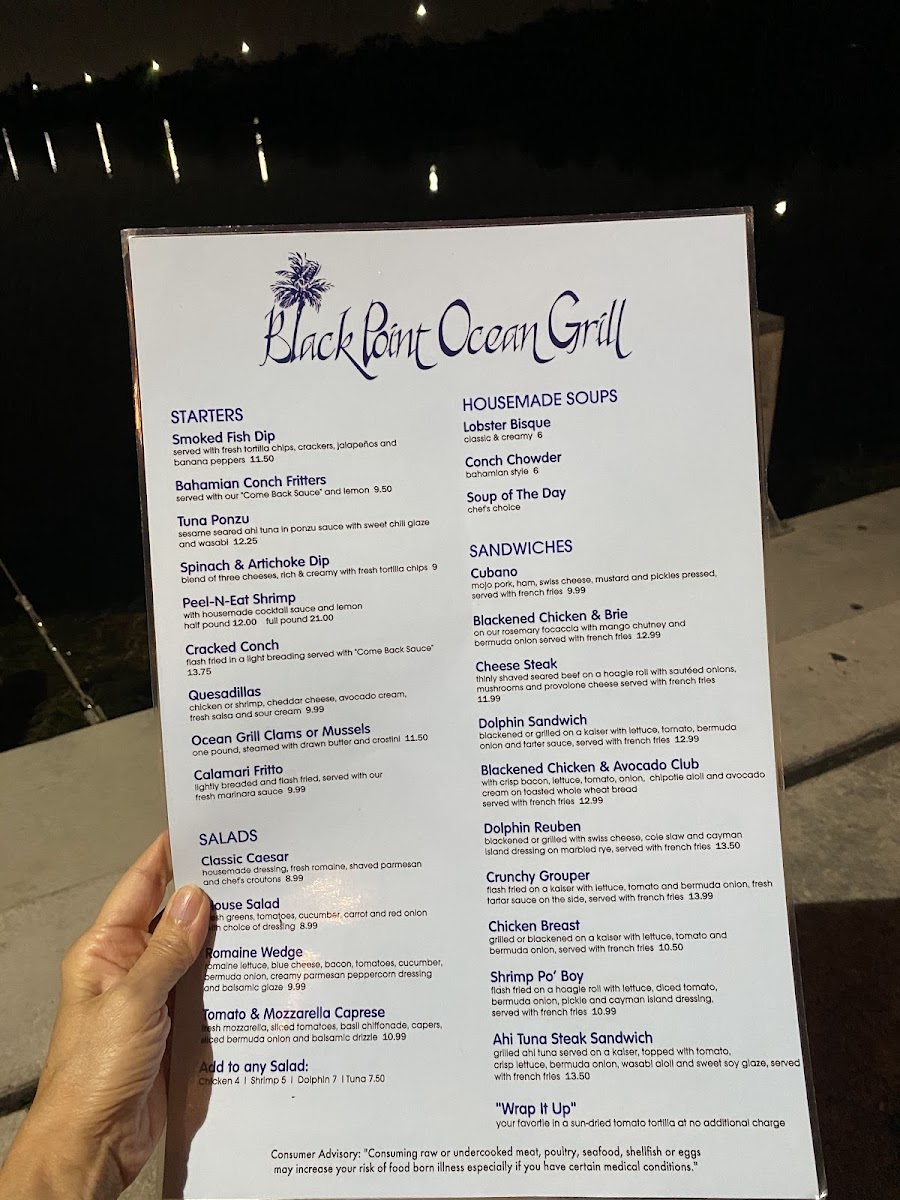 Black Point Ocean Grill Photo Menu 8