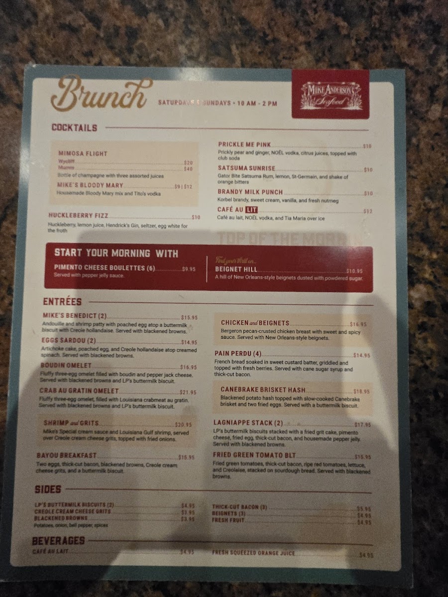 Mike Anderson's - Gonzales Photo Menu 7