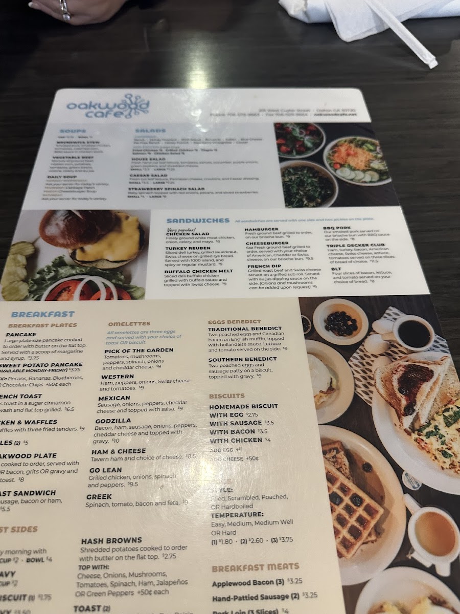 Oakwood Cafe Photo Menu 5