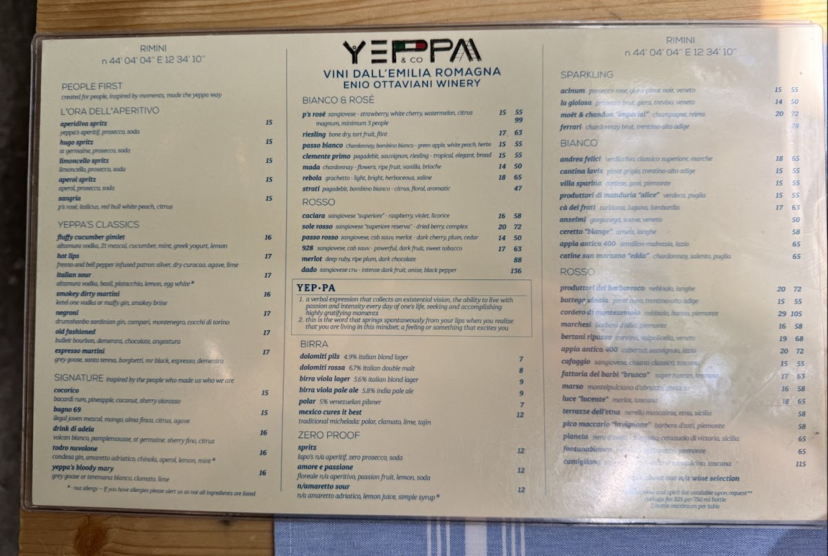 Yeppa & Co. - Buckhead Photo Menu 3