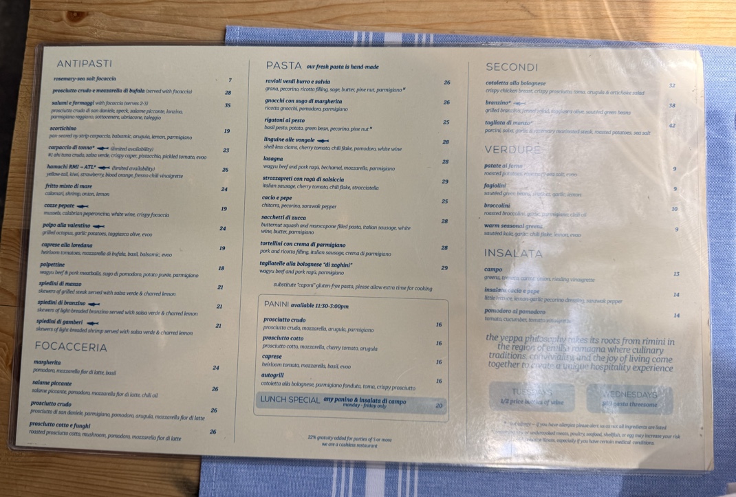Yeppa & Co. - Buckhead Photo Menu 6
