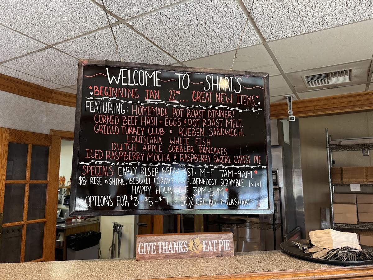 Shari's Cafe and Pies Photo Menu 1