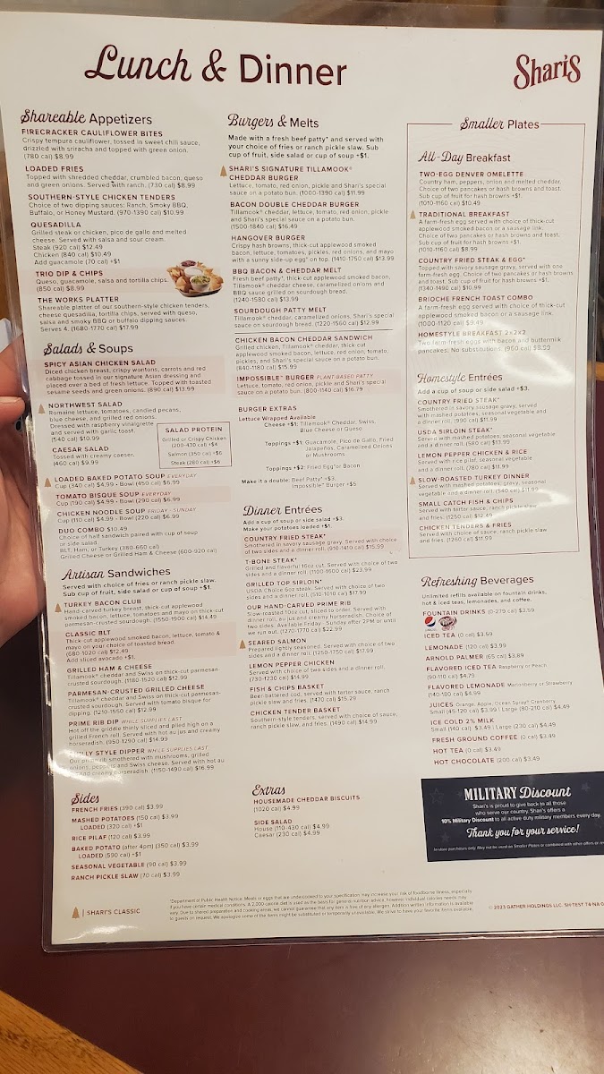 Shari's Cafe and Pies Photo Menu 4