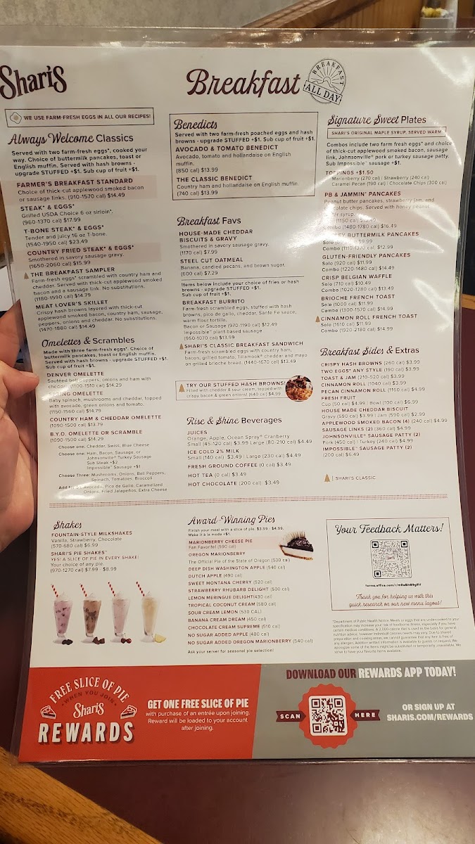 Shari's Cafe and Pies Photo Menu 6