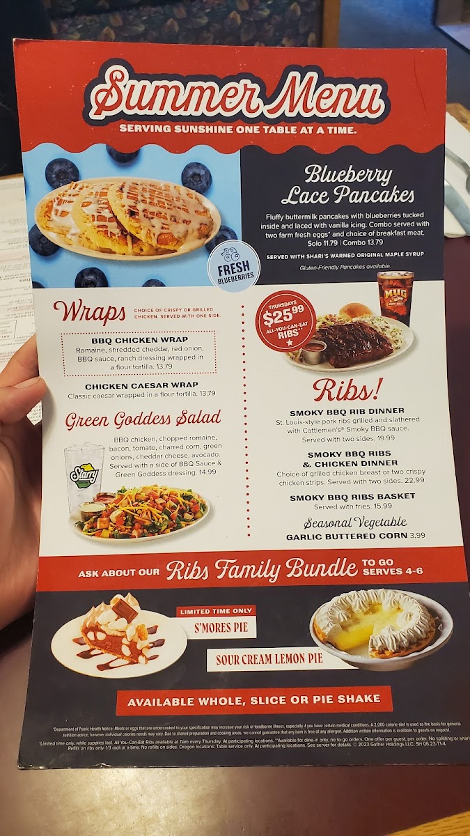 Shari's Cafe and Pies Photo Menu 9