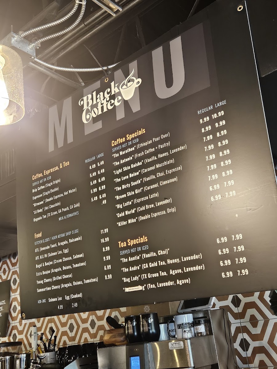 Black Coffee Atlanta Photo Menu 10