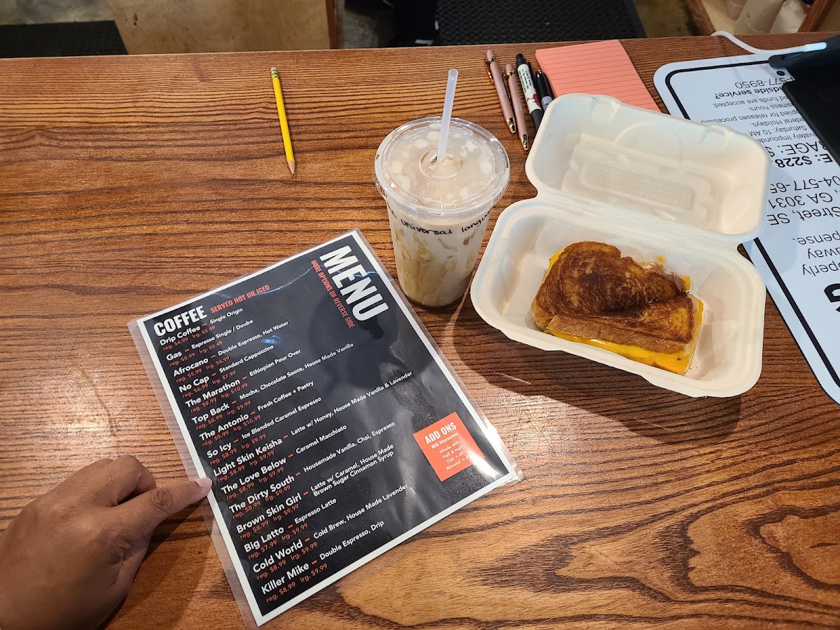 Black Coffee Atlanta Photo Menu 5