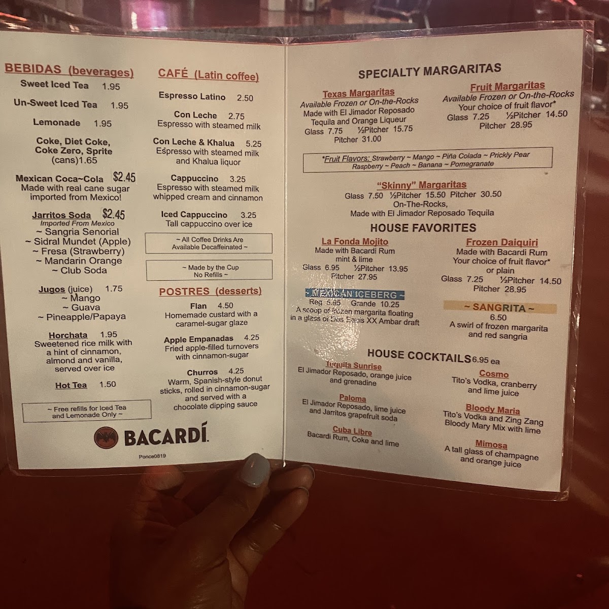 La Fonda Latina Photo Menu 9