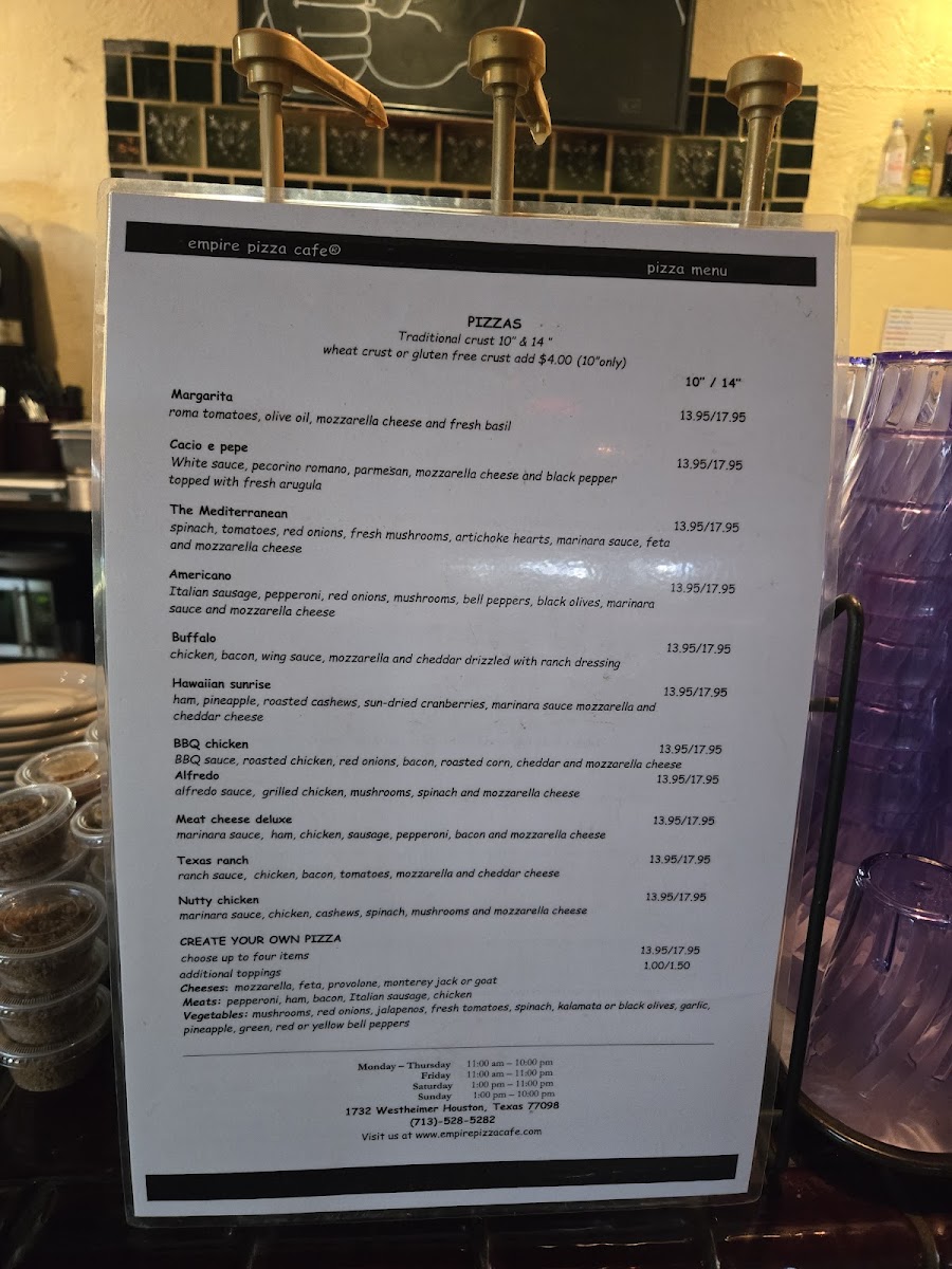 Empire Café Photo Menu 6