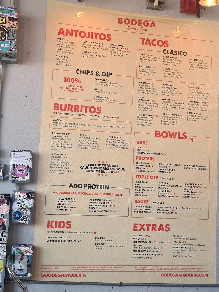 Bodega Taqueria y Tequila Photo Menu 6
