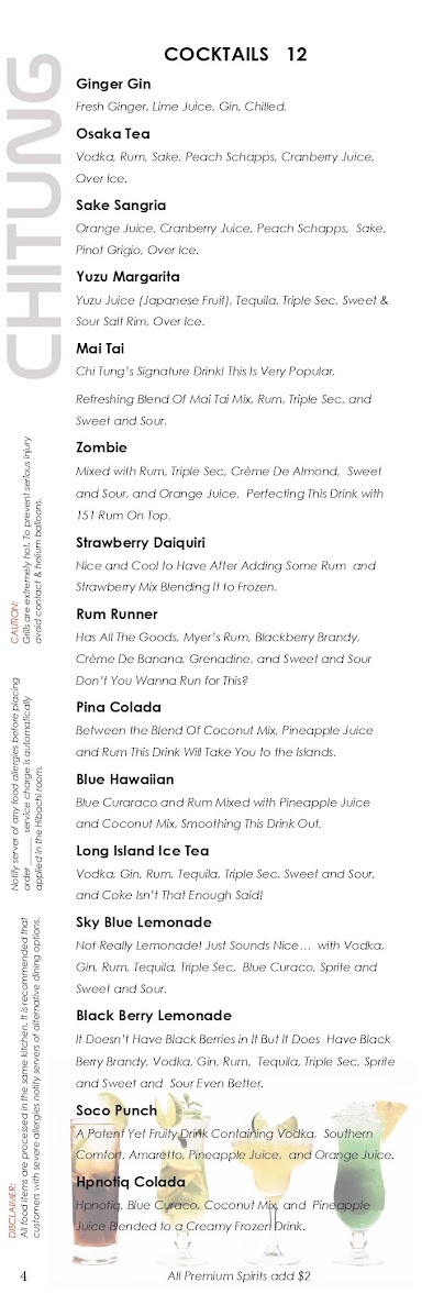 Chi Tung Restaurant Photo Menu 4