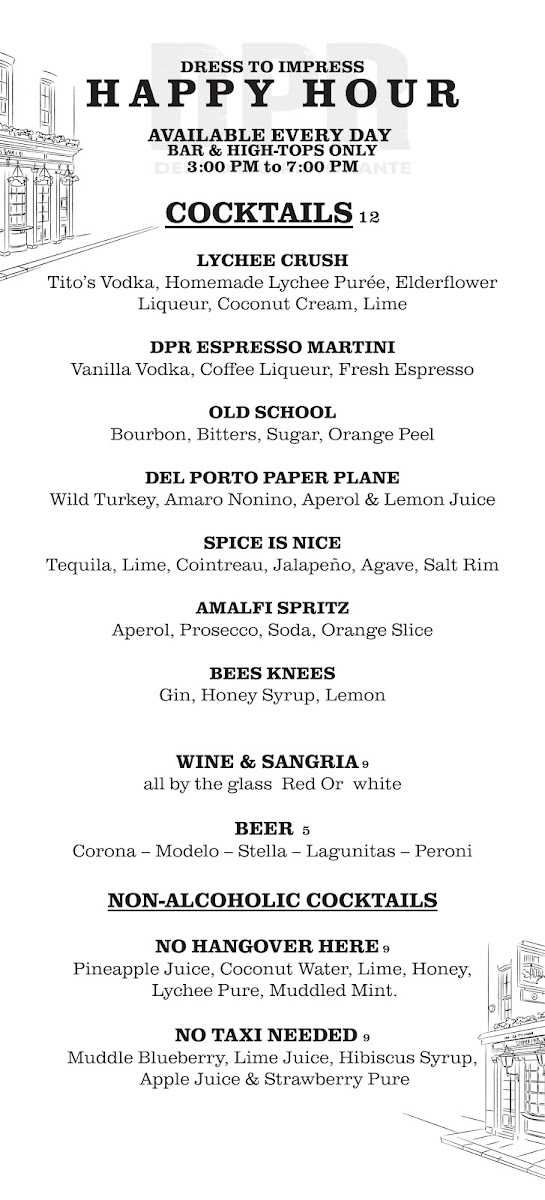 DEL PORTO ITALIAN RESTAURANT Photo Menu 5
