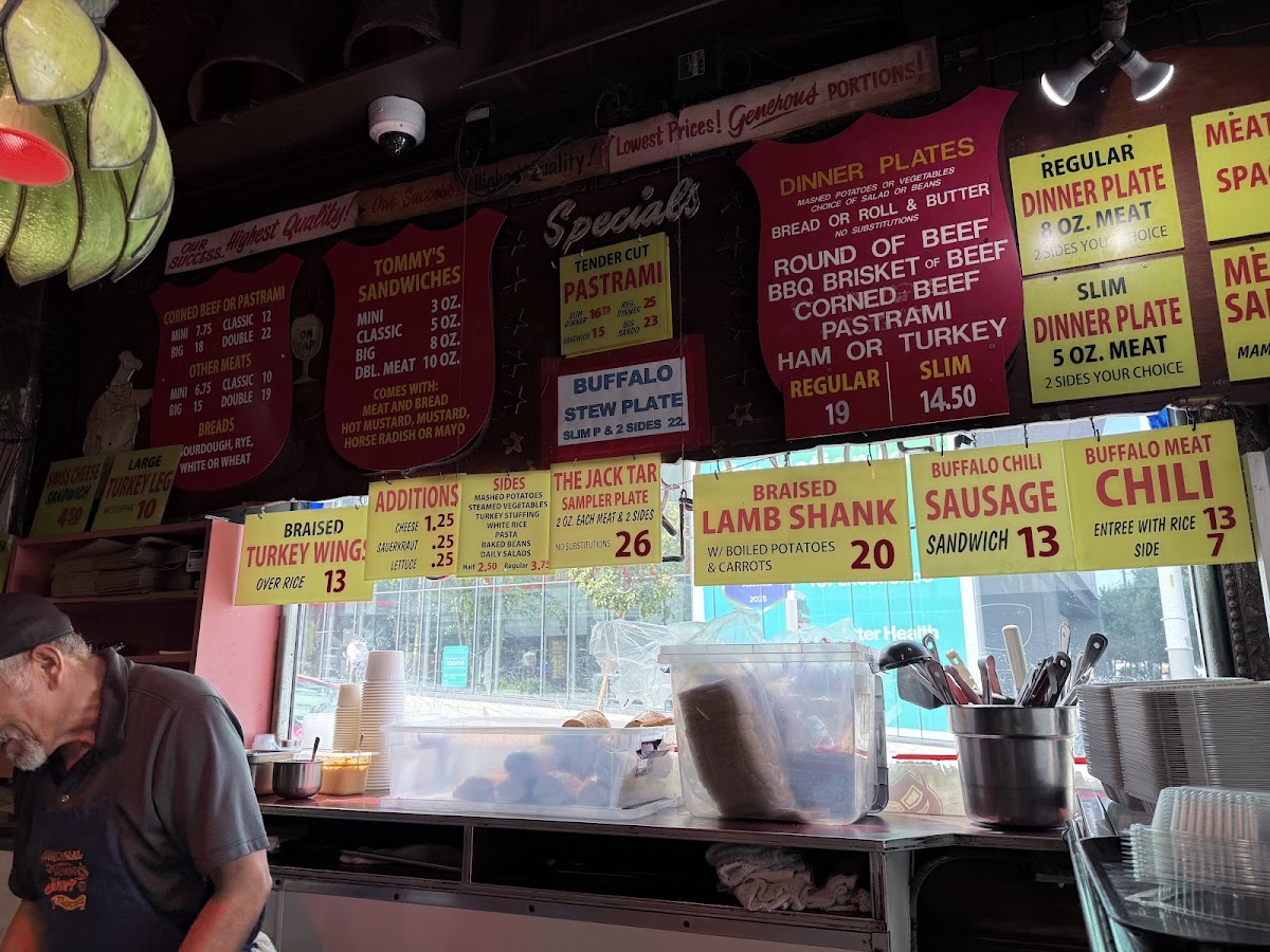 Tommy's Joynt Photo Menu 1