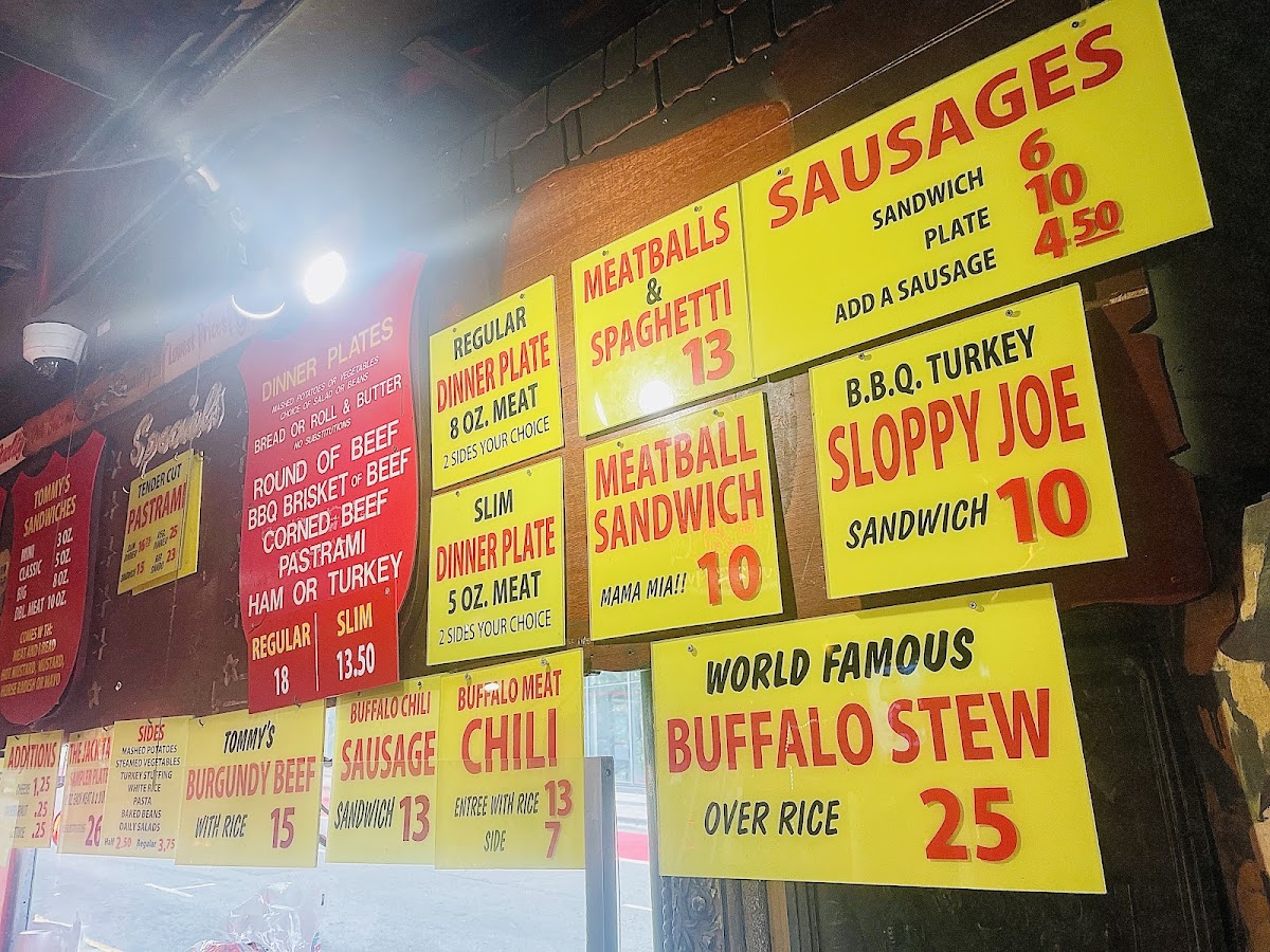 Tommy's Joynt Photo Menu 6