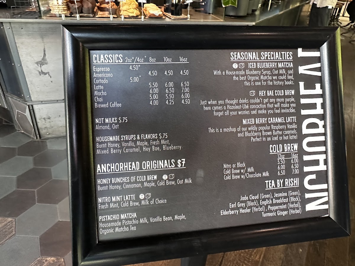 Anchorhead Coffee Photo Menu 7